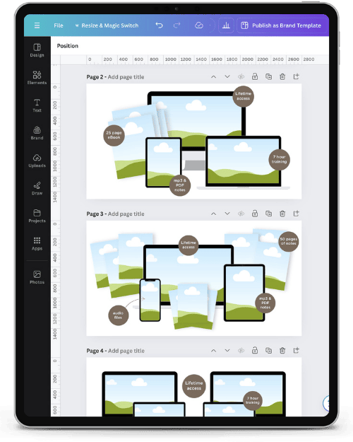 Bonus Multi-device mockup templates