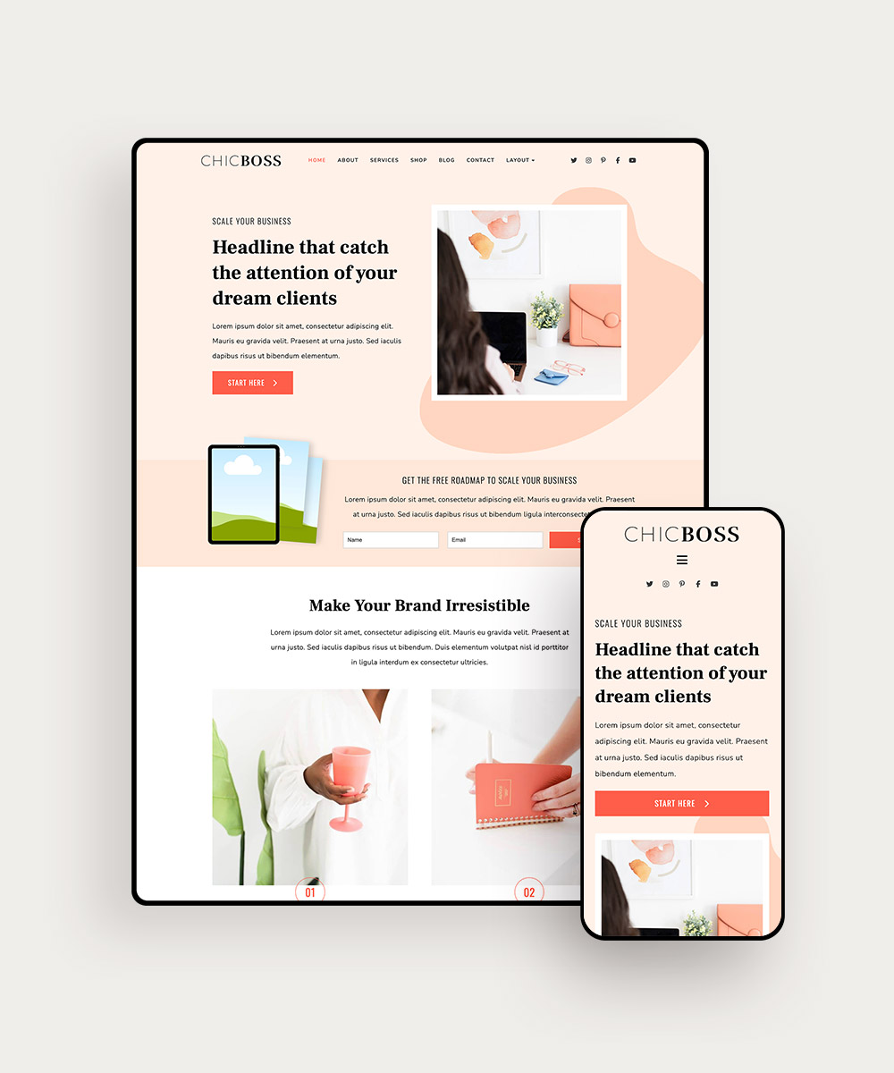 ChicBoss Elementor WordPress Theme for website