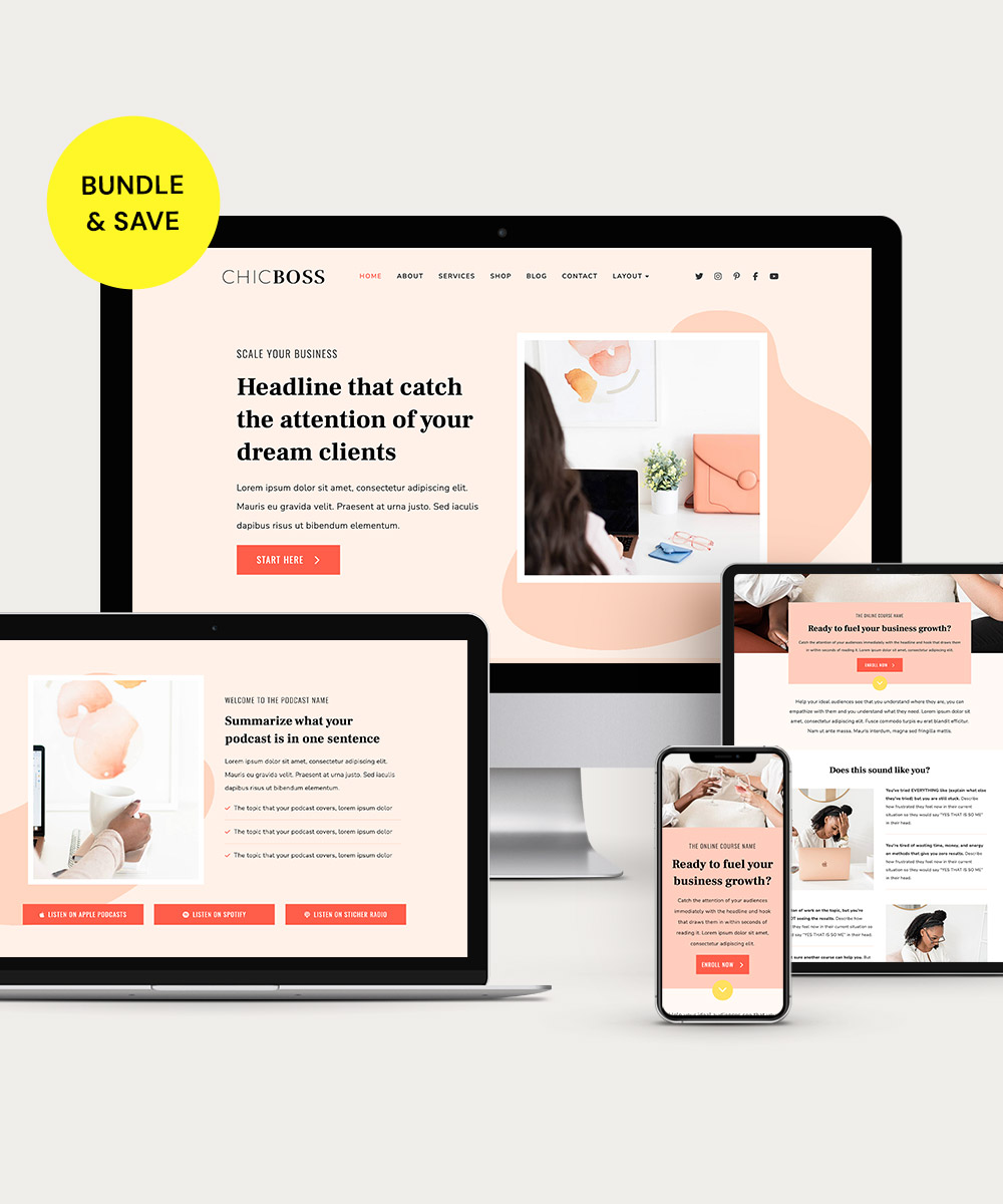 ChicBoss All-in-One Bundle Templates