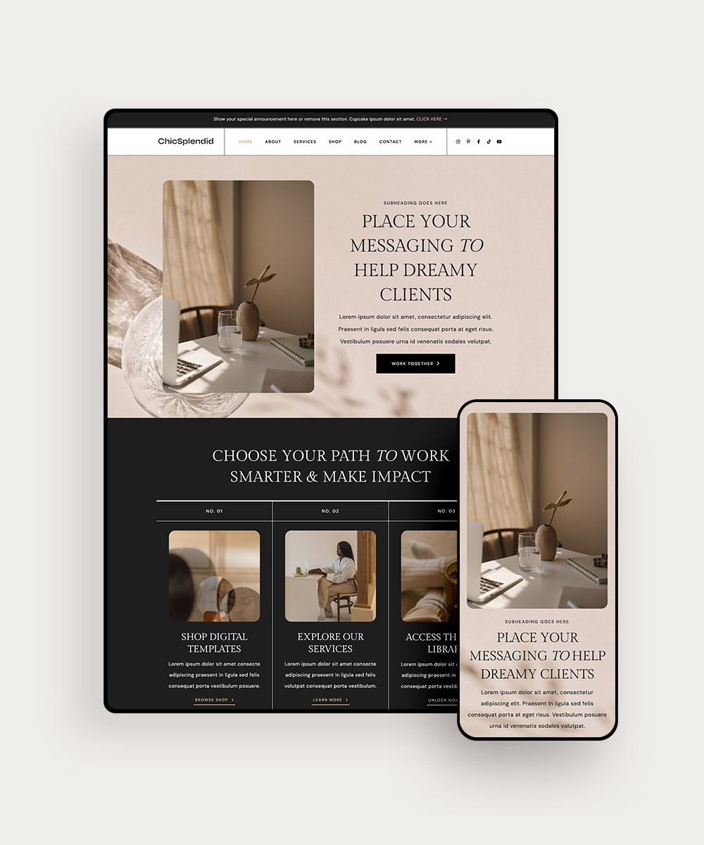 ChicSplendid Elementor WordPress Theme | Bluchic